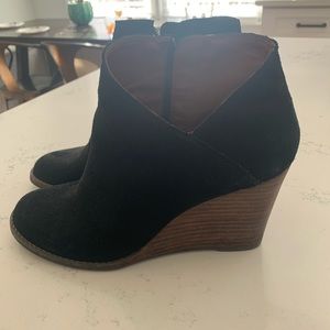 Black ankle booties